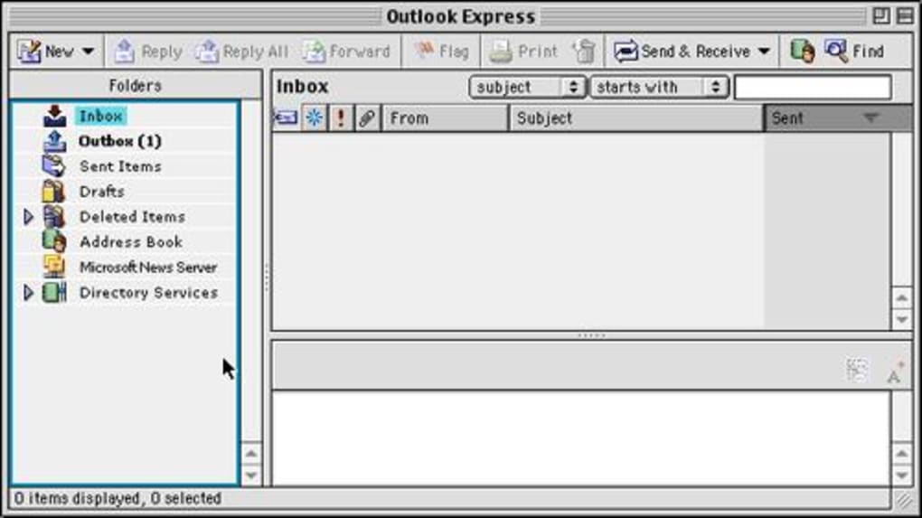 outlook express for mac 10.9